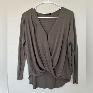 Draped blouse